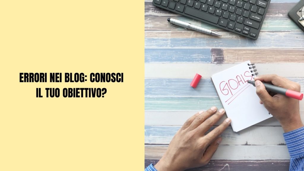errori da non fare con il blog
